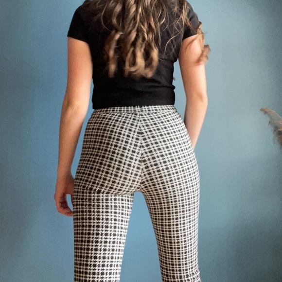 Leggings à motifs pattes de poule - Picture 3 of 5